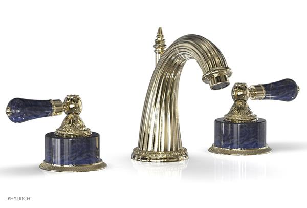 Phylrich - Versailles Lavatory Faucet - Bleu Sodalite Handle