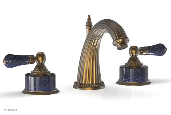 Phylrich - Versailles Lavatory Faucet - Bleu Sodalite Handle