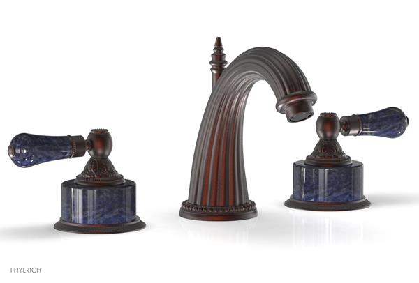 Phylrich - Versailles Lavatory Faucet - Bleu Sodalite Handle