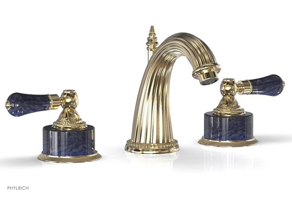 Phylrich - Versailles Lavatory Faucet - Bleu Sodalite Handle