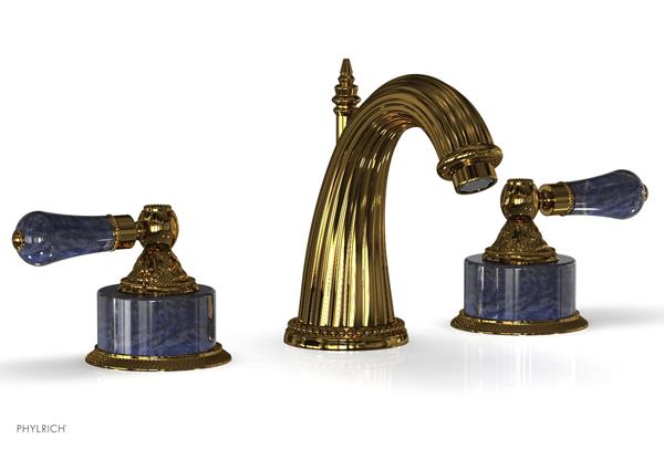 Phylrich - Versailles Lavatory Faucet - Bleu Sodalite Handle