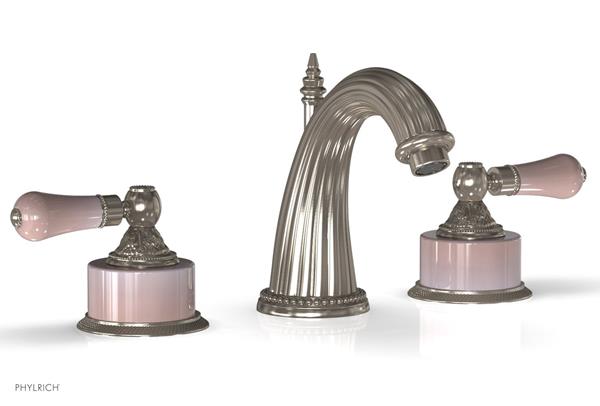Phylrich - Versailles Lavatory Faucet - Pers Pink Onyx Handle