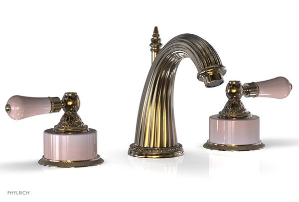 Phylrich - Versailles Lavatory Faucet - Pers Pink Onyx Handle