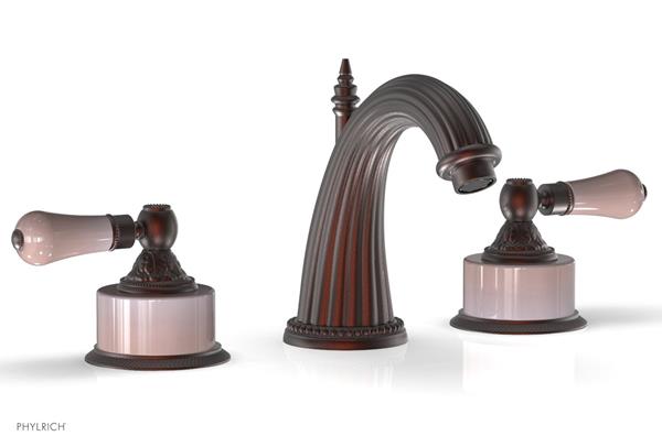 Phylrich - Versailles Lavatory Faucet - Pers Pink Onyx Handle
