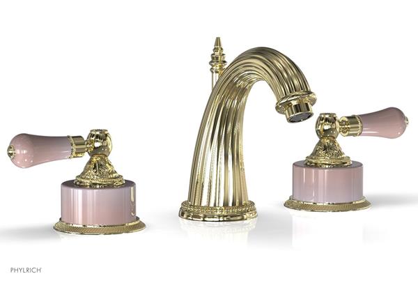 Phylrich - Versailles Lavatory Faucet - Pers Pink Onyx Handle
