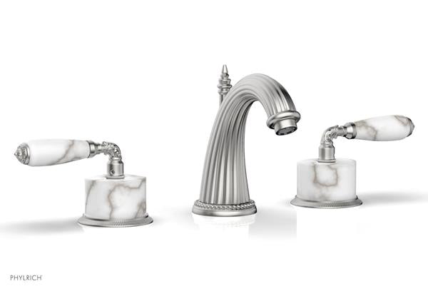 Phylrich - Valencia Widespread Faucet White Marble Accents