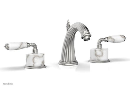 Phylrich - Valencia Widespread Faucet White Marble Accents