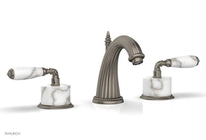Phylrich - Valencia Widespread Faucet White Marble Accents