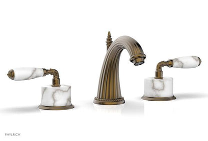 Phylrich - Valencia Widespread Faucet White Marble Accents