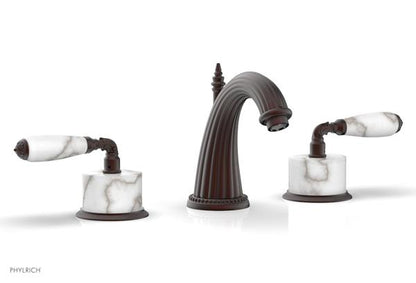 Phylrich - Valencia Widespread Faucet White Marble Accents