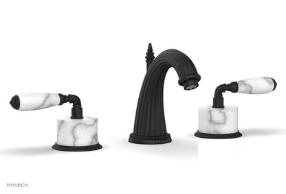Phylrich - Valencia Widespread Faucet White Marble Accents