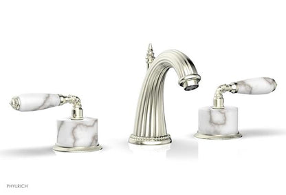 Phylrich - Valencia Widespread Faucet White Marble Accents