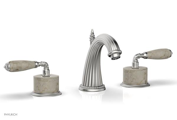 Phylrich - Valencia Widespread Faucet Beige Marble Accents