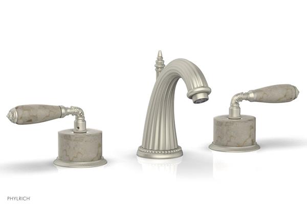 Phylrich - Valencia Widespread Faucet Beige Marble Accents