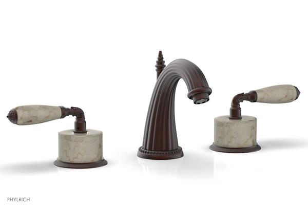 Phylrich - Valencia Widespread Faucet Beige Marble Accents