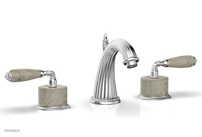 Phylrich - Valencia Widespread Faucet Beige Marble Accents