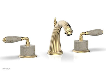 Phylrich - Valencia Widespread Faucet Beige Marble Accents