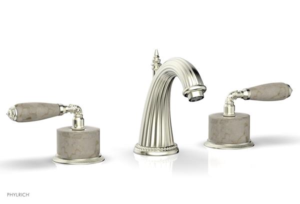 Phylrich - Valencia Widespread Faucet Beige Marble Accents