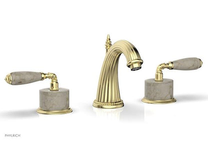 Phylrich - Valencia Widespread Faucet Beige Marble Accents