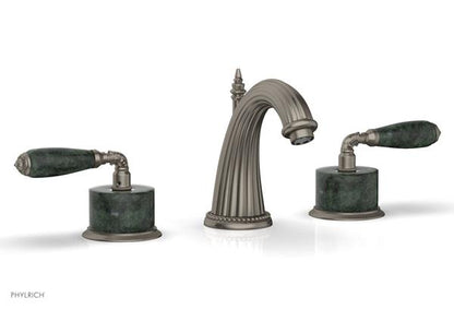Phylrich - Valencia Widespread Faucet Green Marble Accents