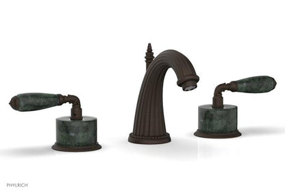 Phylrich - Valencia Widespread Faucet Green Marble Accents