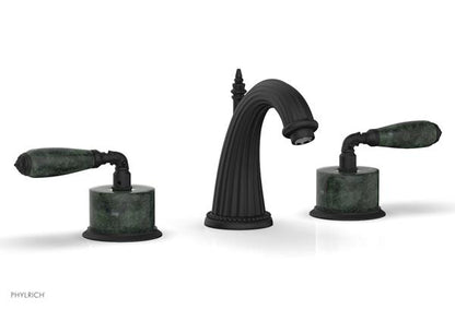 Phylrich - Valencia Widespread Faucet Green Marble Accents