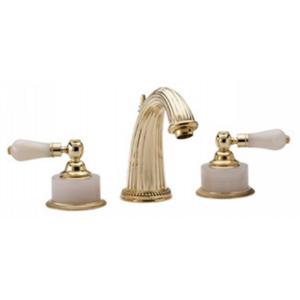 Phylrich - Regent Lavatory Faucet, Pink Onyx Handle