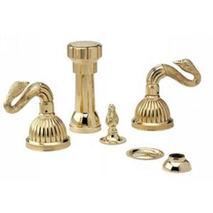 Phylrich - Swan Four Hole Bidet set W/Vertical Spray