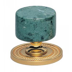 Phylrich - Carrara Cabinet Knob, Green Marble Lever Handles