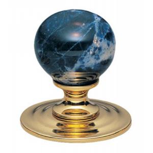 Phylrich - Versailles Cabinet Knob, Bleu Sodalite Handle