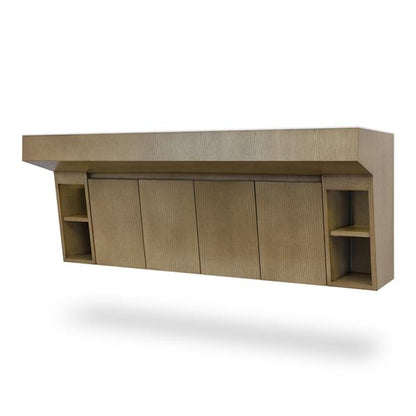 Lacava - Kubitop 19 Inch, Wall-Mount Vanity With Four Doors, One Cubby With Shelf And Fingerpull Openings