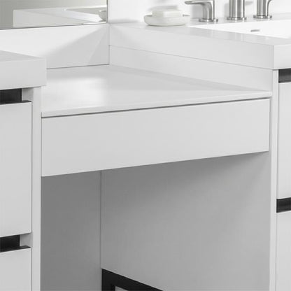 Lacava - Kubista Wall-Mounted Under-Counter Makeup Drawer With A Single Drawer Equipped