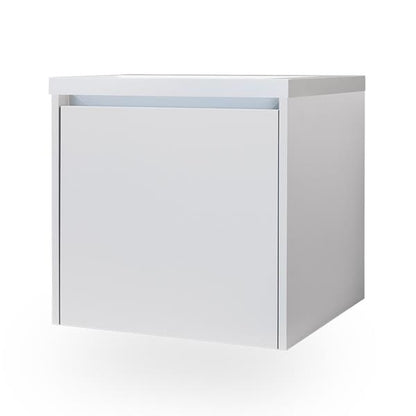 Lacava - Kubista Wall-Mount Under Counter Vanity With A Drawer And Notch In Back