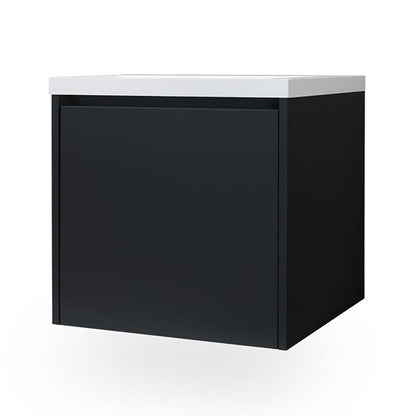 Lacava - Kubista Wall-Mount Under Counter Vanity With A Drawer And Notch In Back
