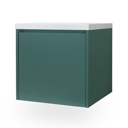 Lacava - Kubista Wall-Mount Under Counter Vanity With A Drawer And Notch In Back