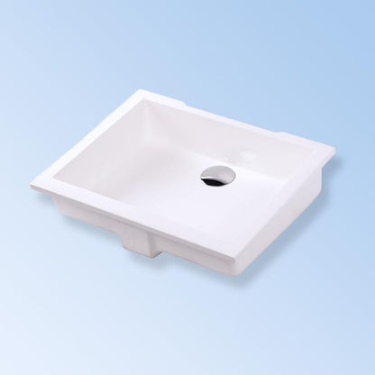 Lacava - Kubista Under-Counter Bathroom Sink Made Of Solid Surface With An Overflow