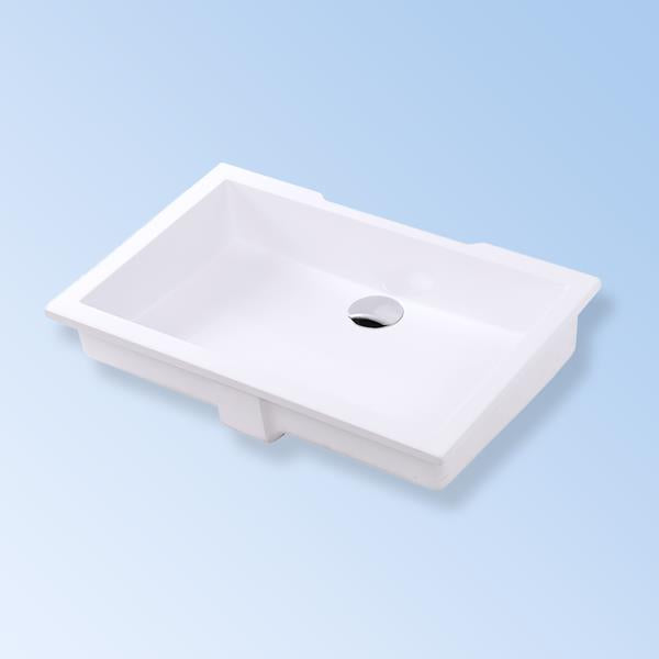 Lacava - Kubista Under-Counter Bathroom Sink Made Of Solid Surface With An Overflow