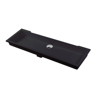 Lacava - Kubista Under-Counter Bathroom Sink Made Of Solid Surface With An Overflow