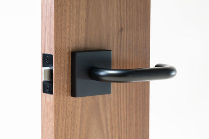 Linnea - Door Lever 1, 62 mm, 316 Stainless Steel.