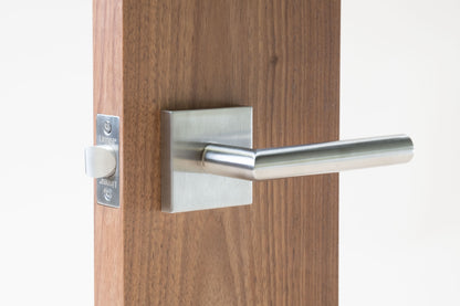 Linnea - Door Lever 2, 62 mm, 316 Stainless Steel.