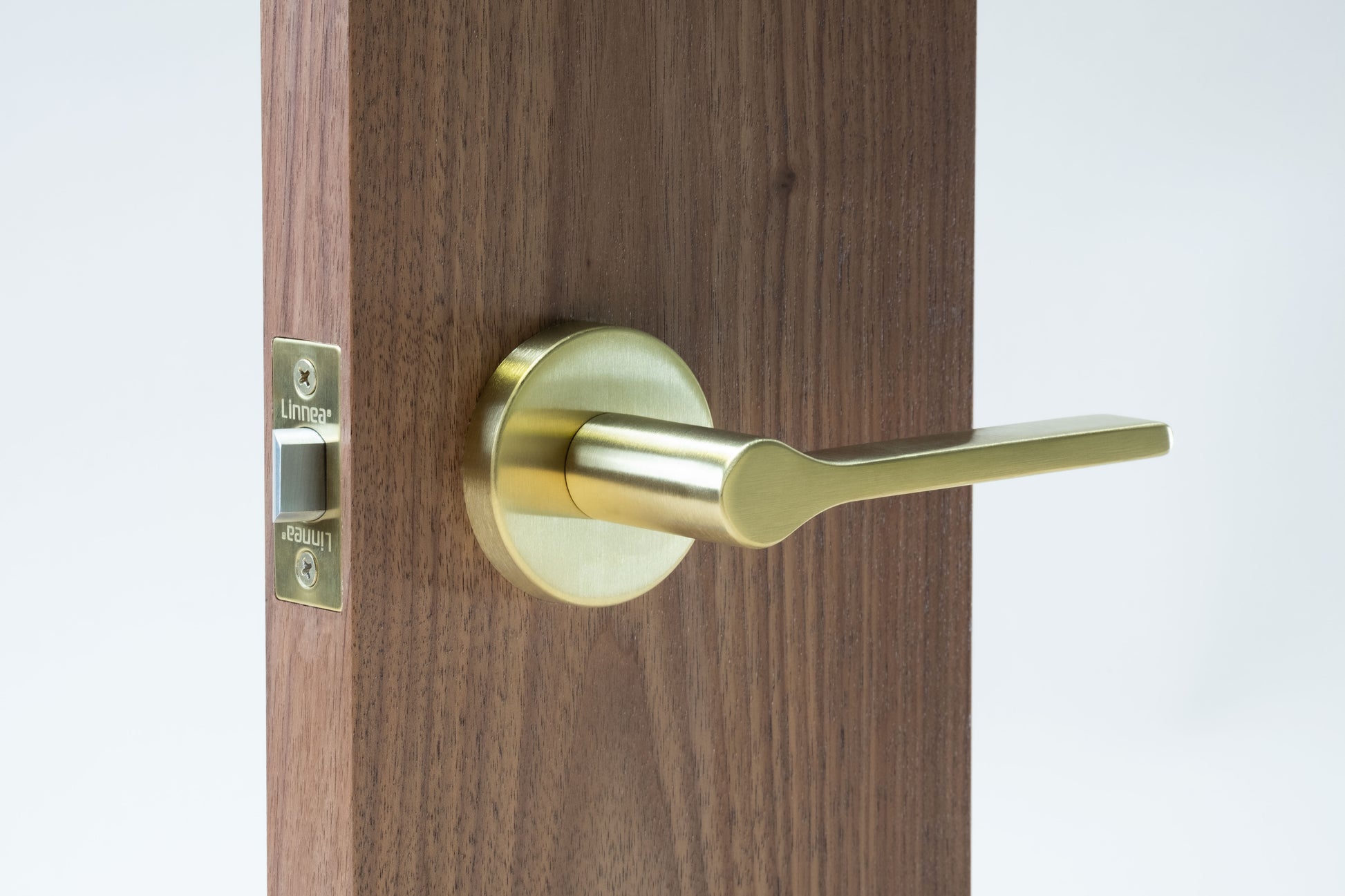 Linnea - Door Lever 7, 62 mm, 316 Stainless Steel.