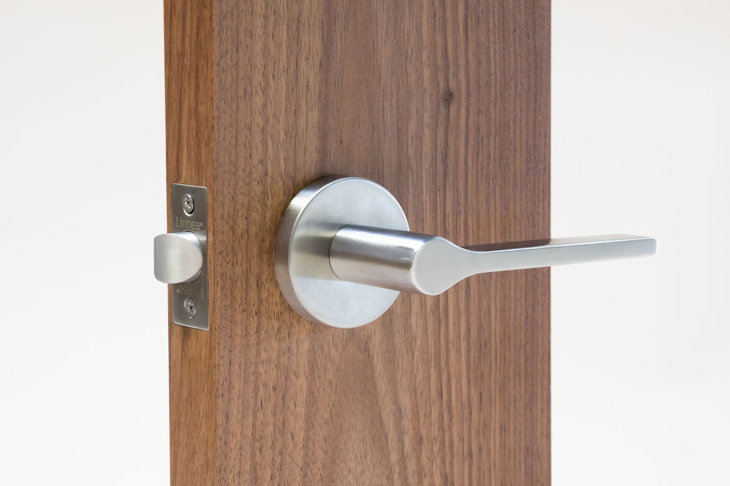 Linnea - Door Lever 7, 62 mm, 316 Stainless Steel.