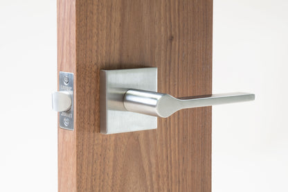 Linnea - Door Lever 7, 62 mm, 316 Stainless Steel.