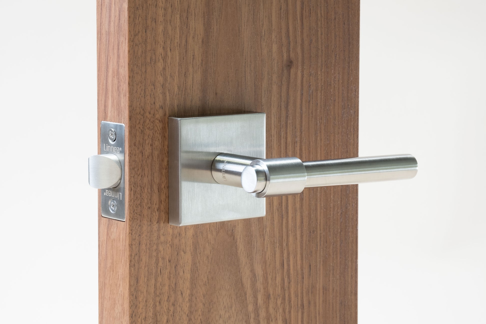 Linnea - Door Lever 9, 62 mm, 316 Stainless Steel.