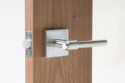 Linnea - Door Lever 9, 62 mm, 316 Stainless Steel.