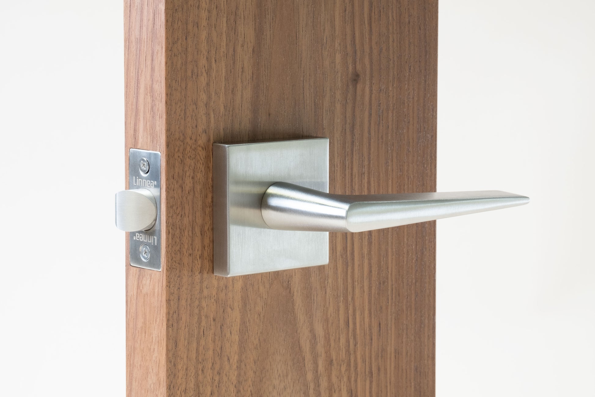 Linnea - Door Lever 16, 62 mm, 316 Stainless Steel.