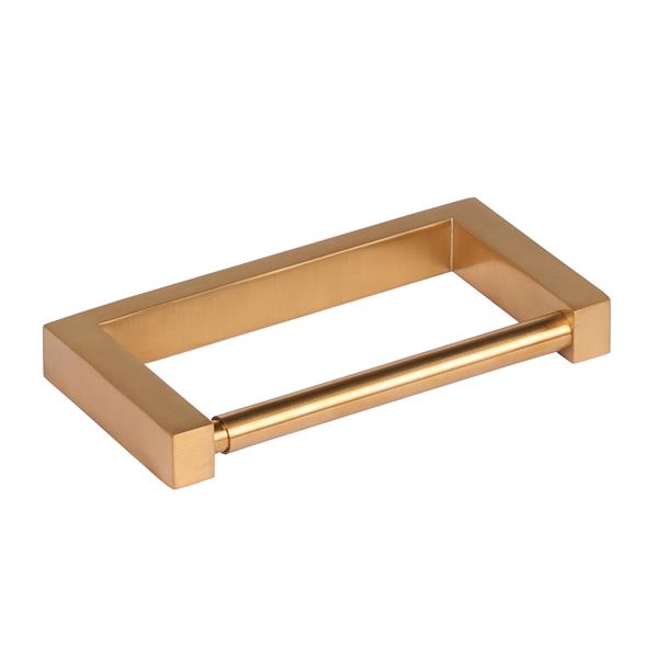 Lacava - Flash Wall-Mount Toilet Paper Holder Made Of Chrome Plated Brass. W: 5 7/8 Inch, D: 3 1/8 Inch, H: 3/4 Inch.