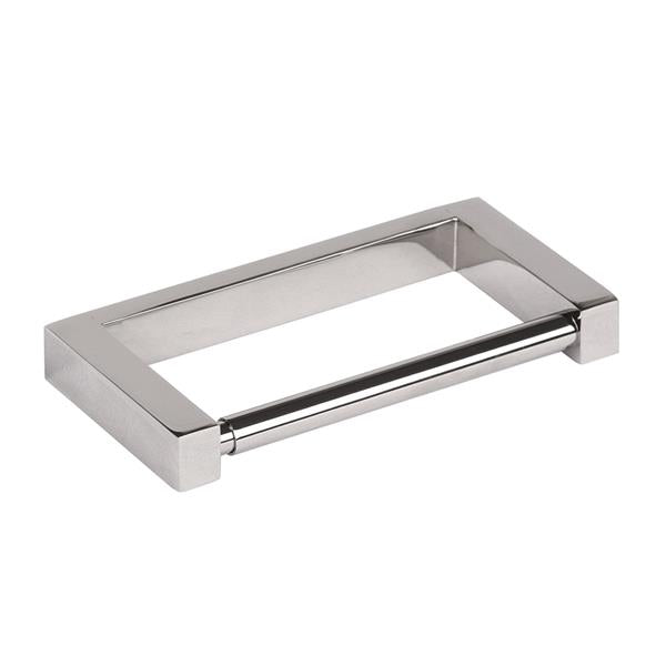 Lacava - Flash Wall-Mount Toilet Paper Holder Made Of Chrome Plated Brass. W: 5 7/8 Inch, D: 3 1/8 Inch, H: 3/4 Inch.