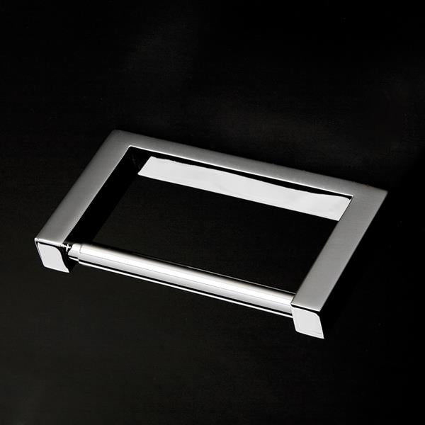 Lacava - Flash Wall-Mount Toilet Paper Holder Made Of Chrome Plated Brass. W: 5 7/8 Inch, D: 3 1/8 Inch, H: 3/4 Inch.