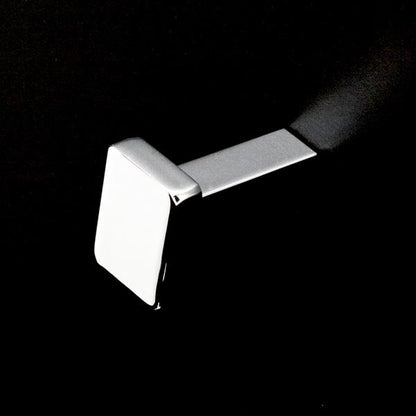 Lacava - Flash Wall-Mount Single Robe Hook Made Of Chrome Plated Brass. W: 1 /4 Inch, D: 2/8 Inch, H: 1 5/8 Inch.